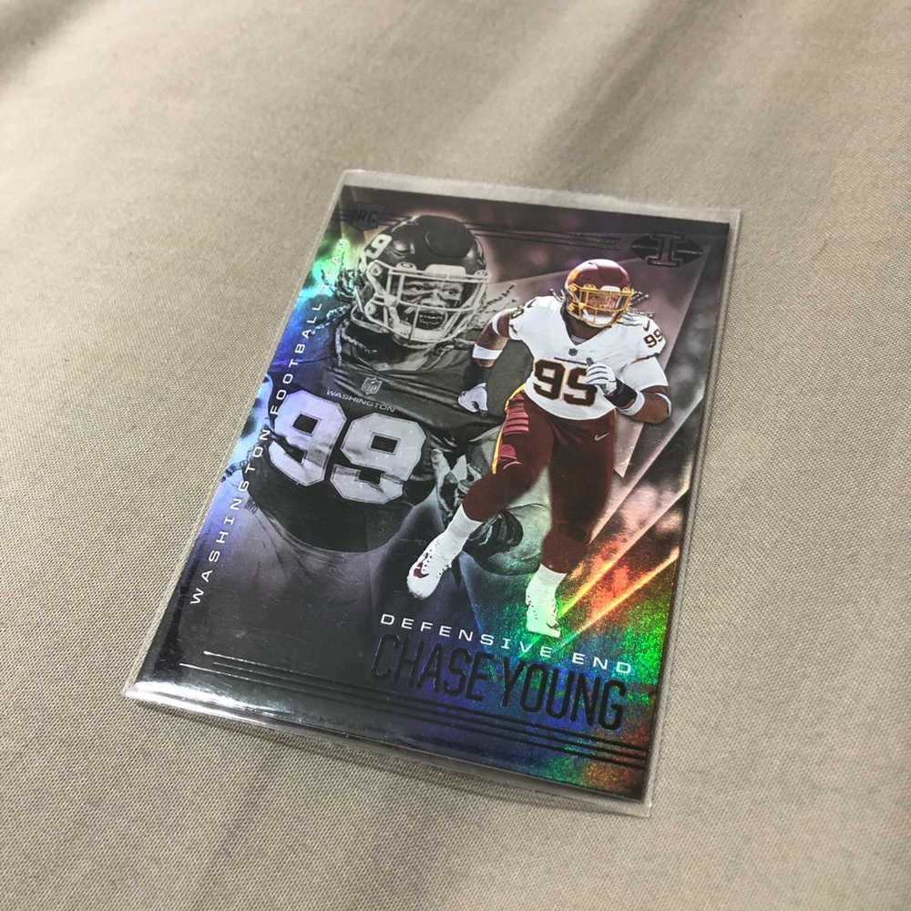 Chase Young panini illusions rookie card
